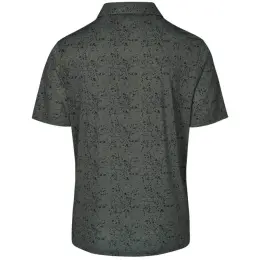 Mens Flexxion Golf Shirt Olive Back
